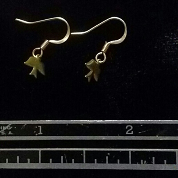 Dove Bird Mini Earrings Swallows Brass Charm Little Dangle Charms KATTA Handmade - Picture 7 of 8